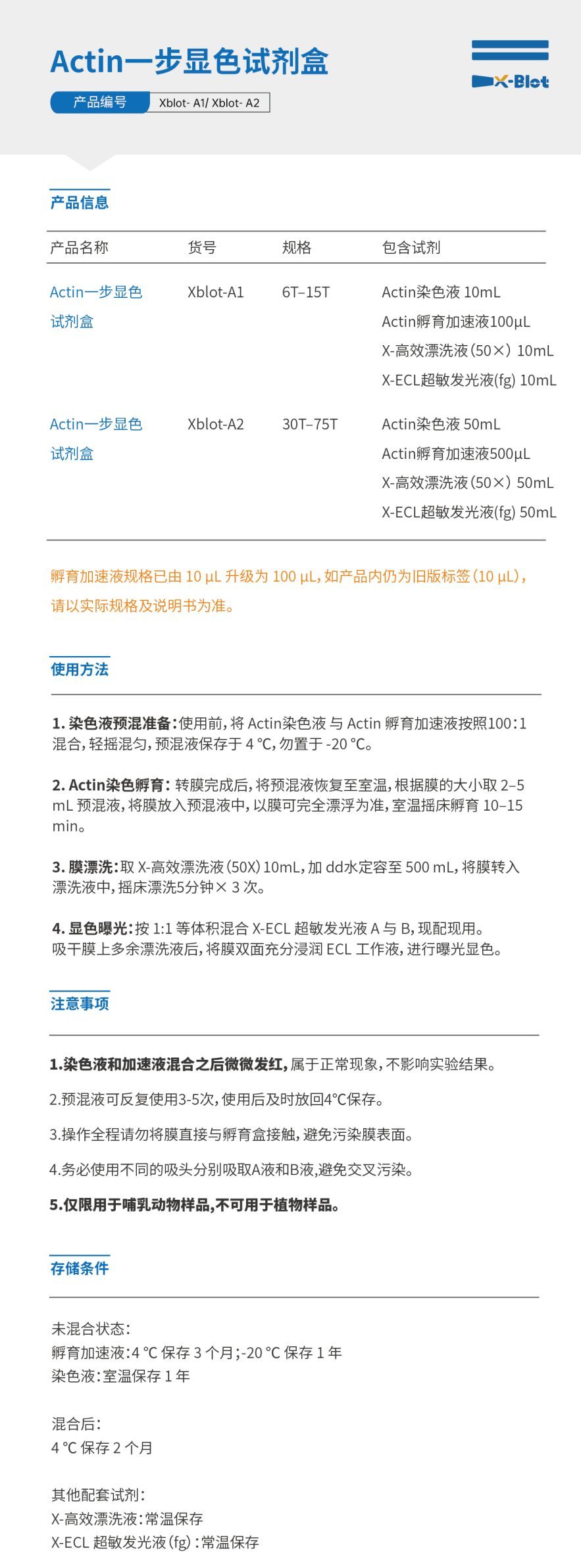 新 Actin一步显色试剂盒