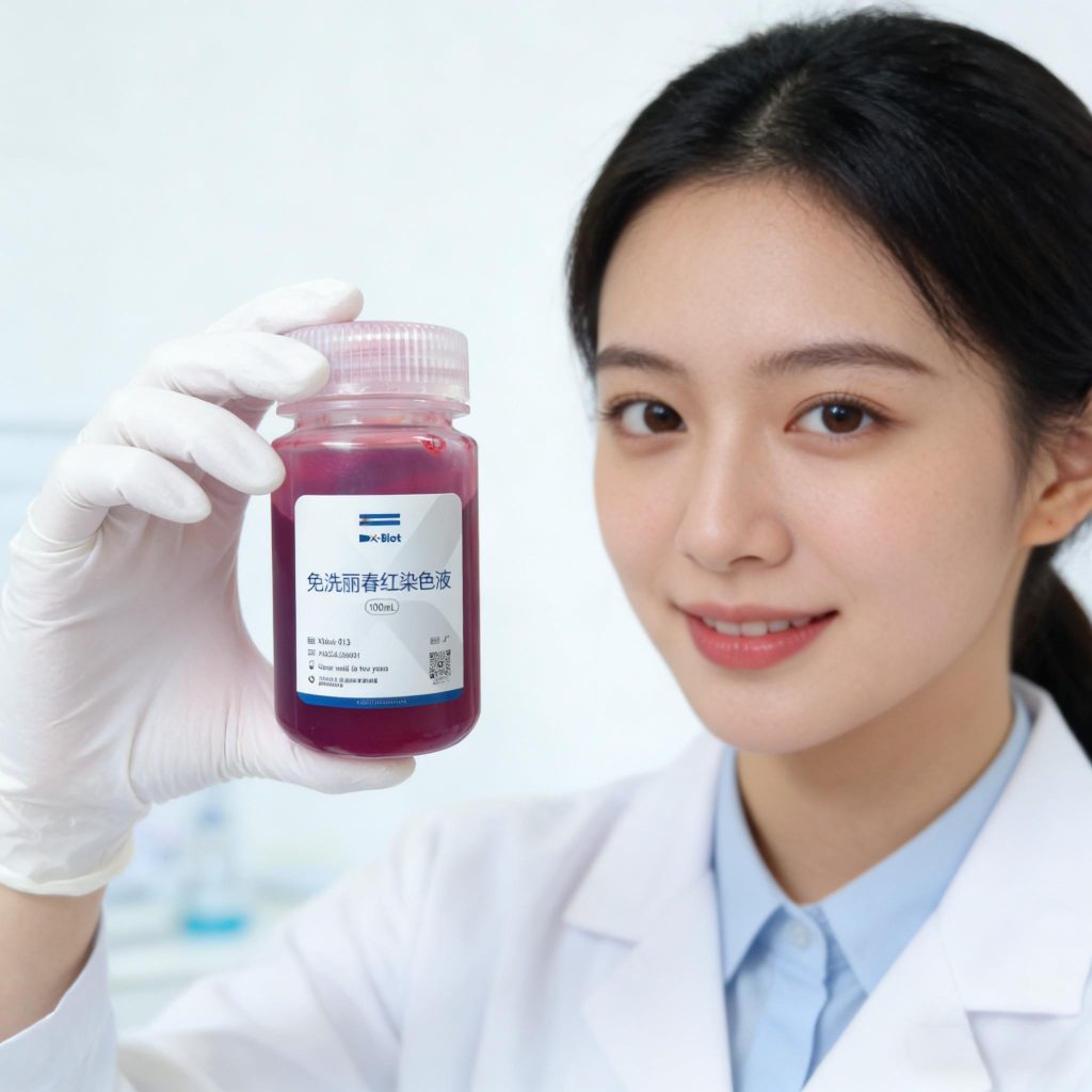 免洗丽春红染色液